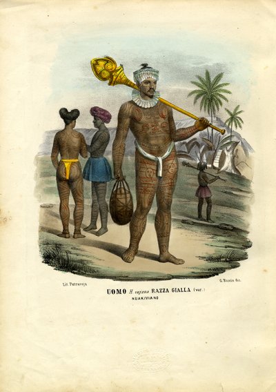 Nukahiwa-Leute, 1863-79 von Raimundo Petraroja